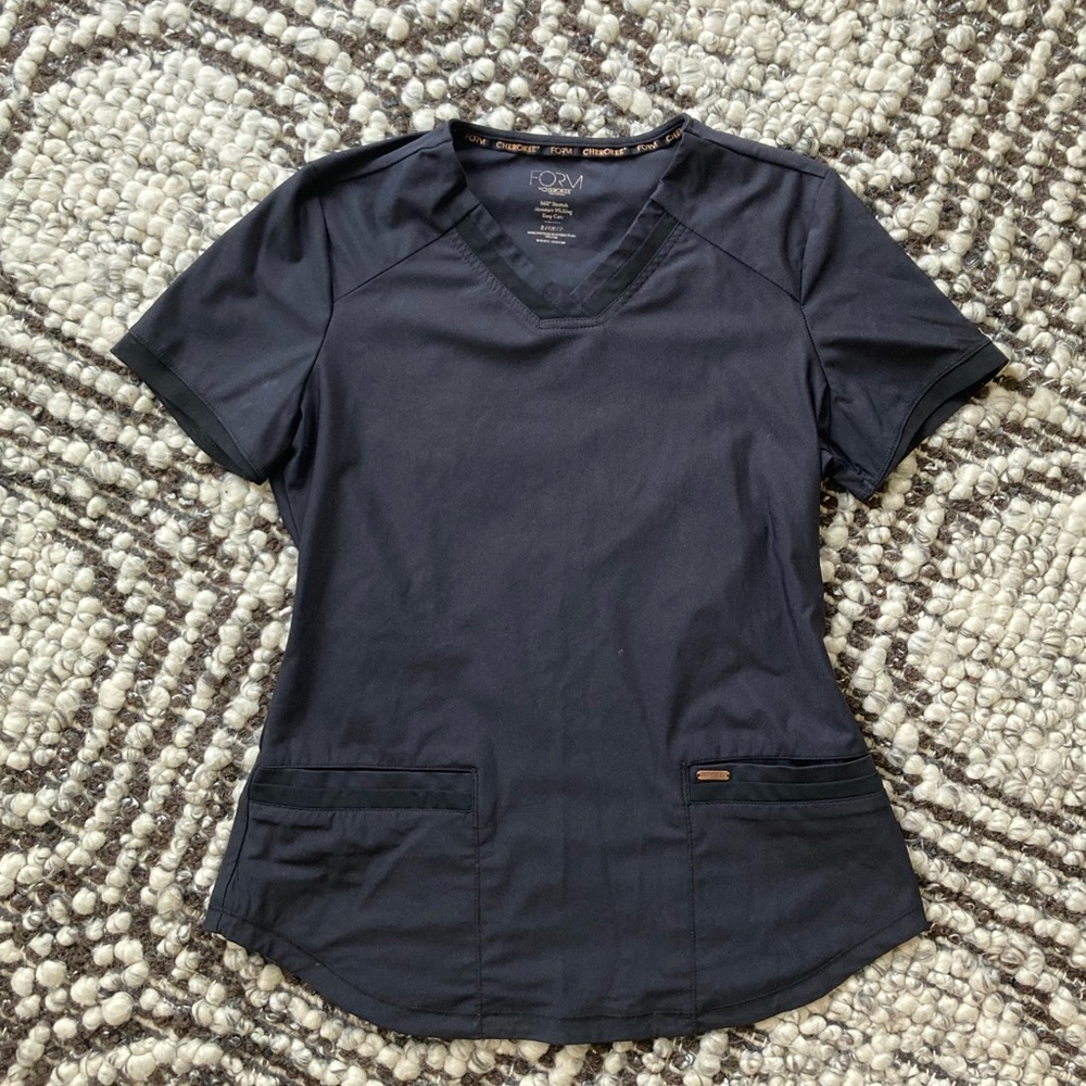 Cherokee Form Scrub Top - Small - Black